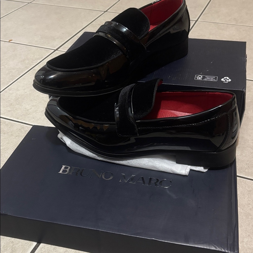 Bruno Marc Black Men's Shoes